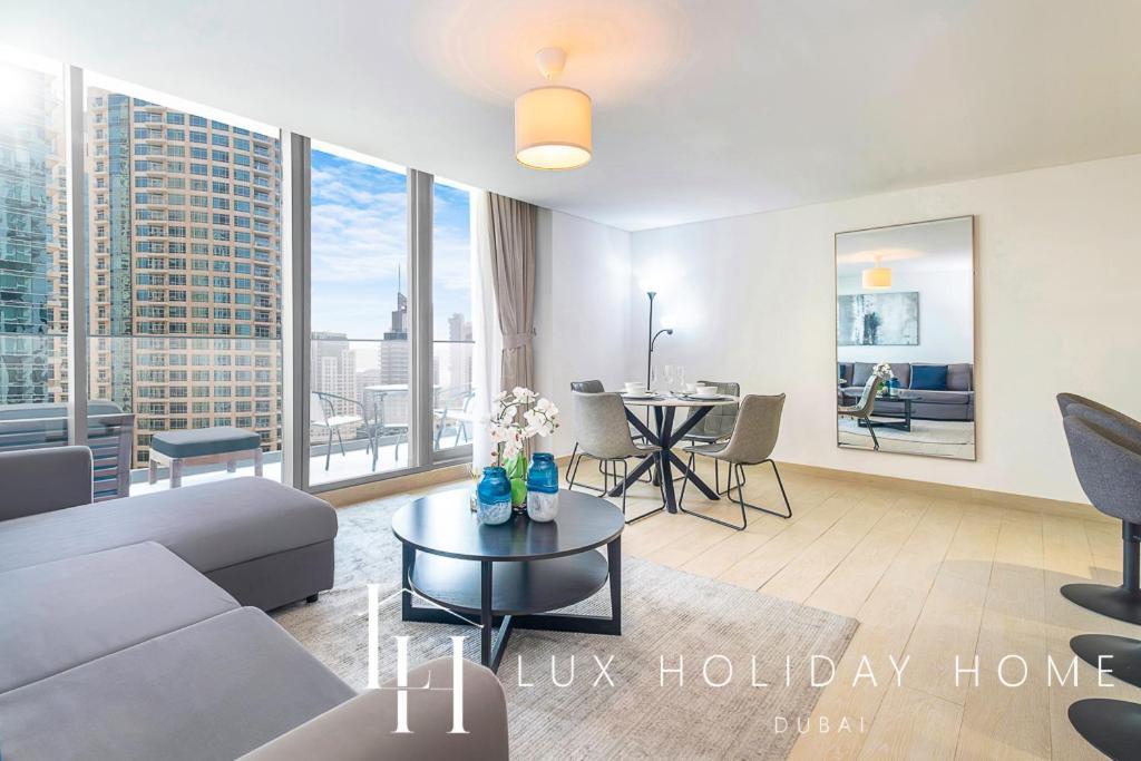 Lux Contemporary Suite With Full Marina View 6 Dubaï Extérieur photo