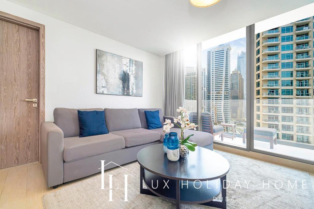 Lux Contemporary Suite With Full Marina View 6 Dubaï Extérieur photo