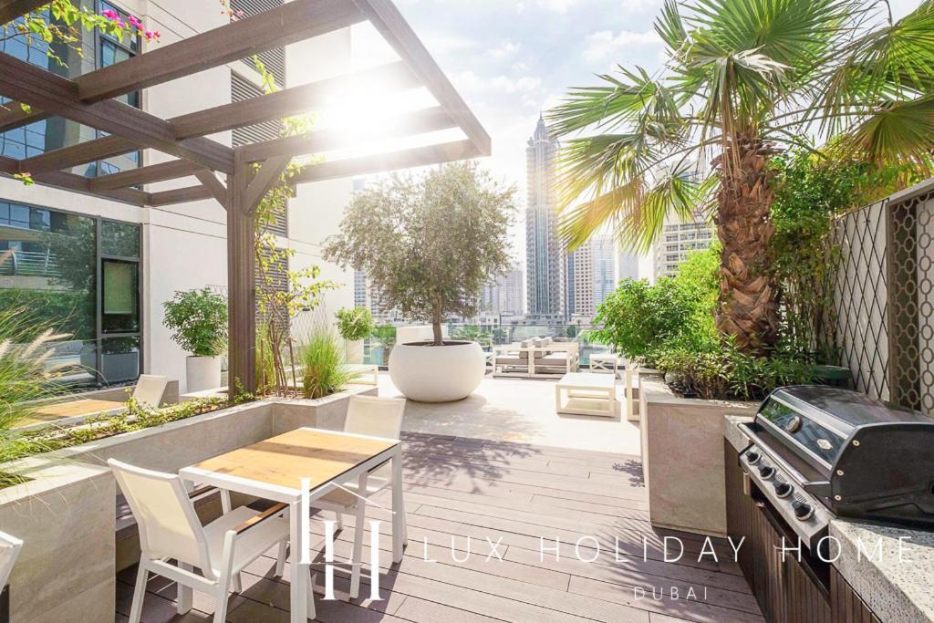 Lux Contemporary Suite With Full Marina View 6 Dubaï Extérieur photo