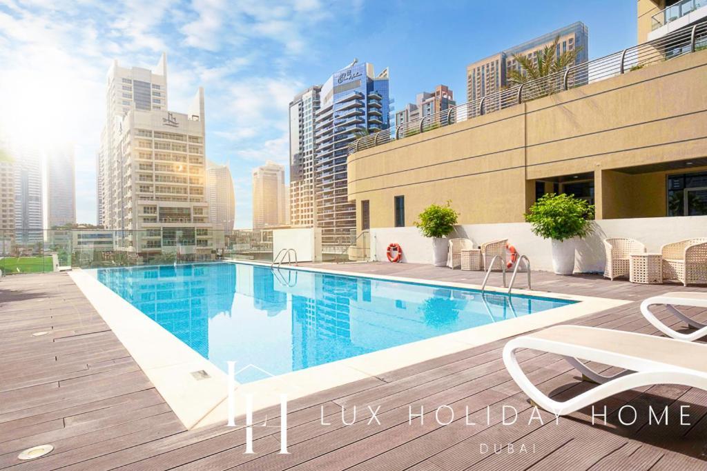 Lux Contemporary Suite With Full Marina View 6 Dubaï Extérieur photo