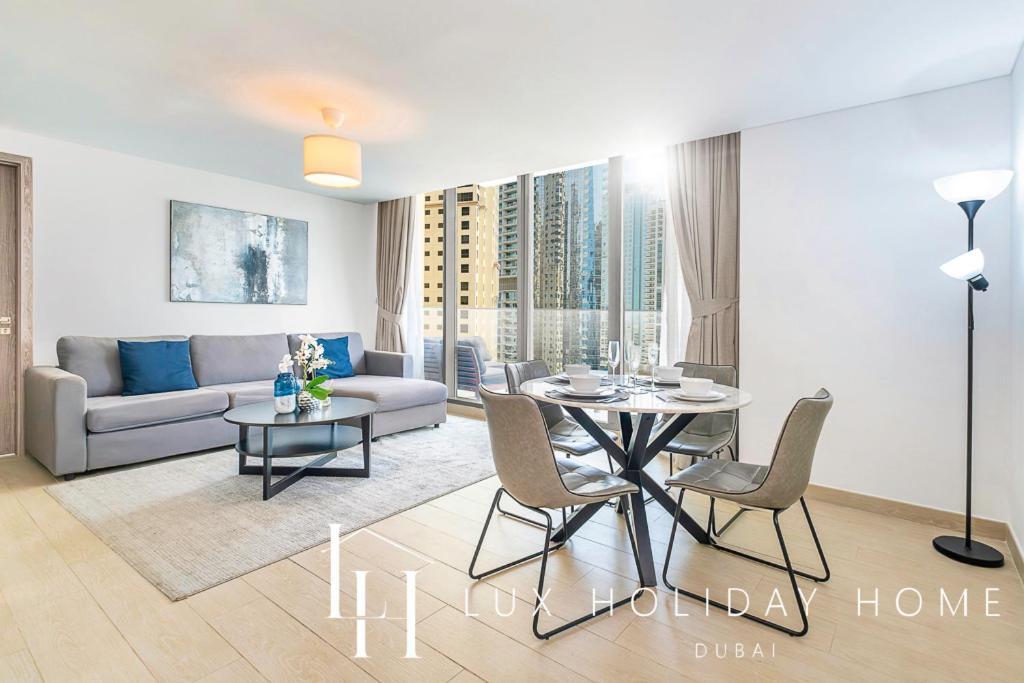Lux Contemporary Suite With Full Marina View 6 Dubaï Extérieur photo